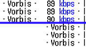 Playlist bitrate_disp設定･詳細