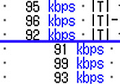 Playlist bitrate_width設定･詳細