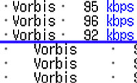 Playlist codec_width設定･詳細